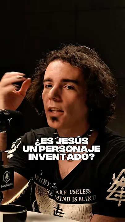 Portada de un clip vertical con un invitado y el rótulo «es Jesús un personaje inventado»
